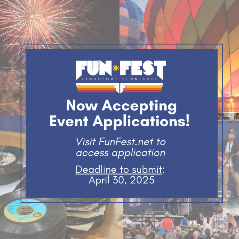 Fun Fest Kingsport, TN 9 days/50+ locations/100+ events.